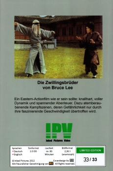 Die Zwillingsbrüder von Bruce Lee - Karate und Kung-Fu in höchster Perfektion - Große Hartbox von Inked Pictures - Limited Edition - Cover A